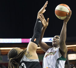 Langhorne Outshines Stars in Win